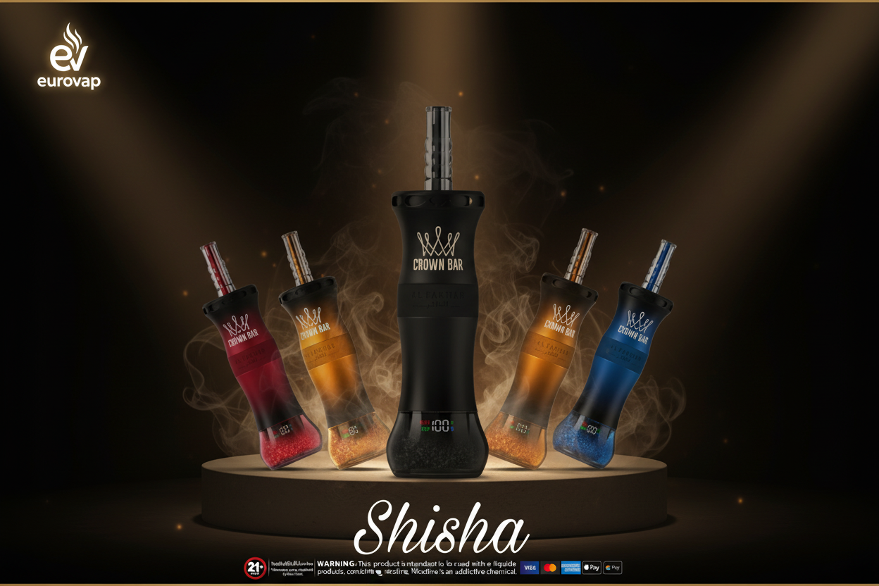 AL FAKHER Crown Bar E Hose X 60,000 Puffs — The Device Redefining Premium Flavour in Europe