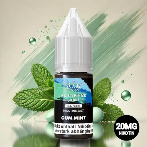 AL Fakher E-liquid 10ml 20mg Nicotine Salt-gum mint/eurovapepro