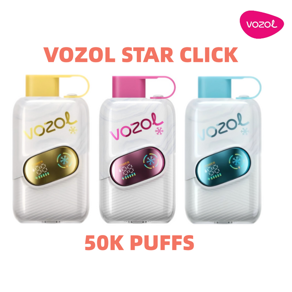 VOZOL Star Click 50000 Puffs 5% Nic Instock EU Warehouse