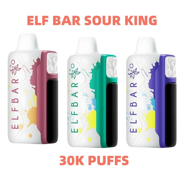 ELF BAR Sour King - Sour Apple Pear 30000 puffs ,2% nic