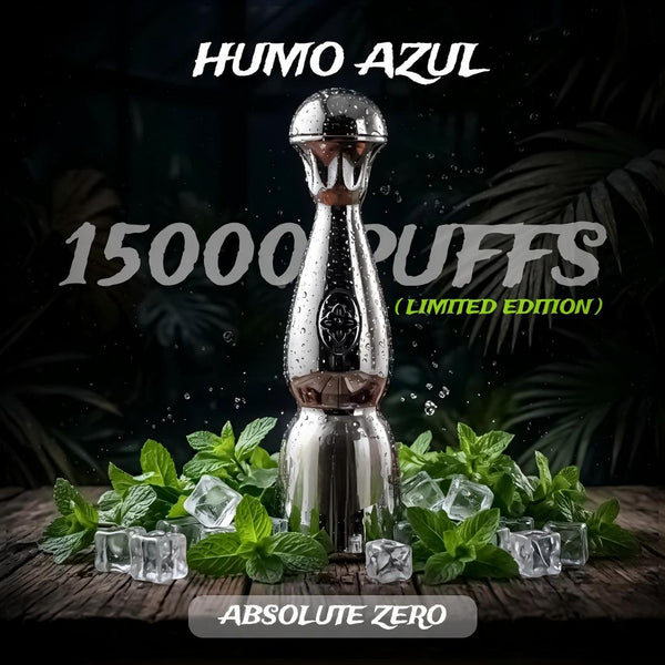 TEQUILA/HUMO AZUL Limited Edition 15000 Puffs 2% Nic Disposable Vape(Silver)[10pcs/price]