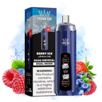 AL FAKHER Crown Bar Crystal 8000 Puffs Disposable Vape Berry Ice flavor/EUROVAPEPRO