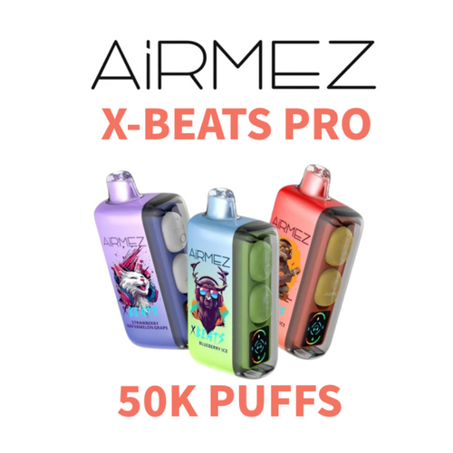 AiRMEZ Xbeats Pro 50K Puffs Disposable Kit with TWS Earphones