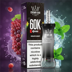 Al Fakher Crown Bar E Hose X 60000 Puffs Disposable Grape Mint-EUROVAPEPRO