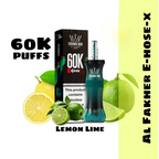 Al Fakher Crown Bar E Hose X 60000 Puffs Disposable Lemon Lime-EUROVAPEPRO