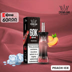 Al Fakher Crown Bar E Hose X 60000 Puffs Disposable Peach Ice-EUROVAPEPRO