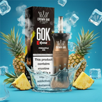 Al Fakher Crown Bar E Hose X 60000 Puffs Disposable Pineapple Ice-EUROVAPEPRO