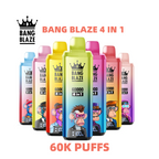 BANG Blaze 60000 Puffs 4 in 1 60K Disposable Vape/EUROVAEPRO