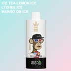 BANG King Triple 85000 Puffs 3 In 1 Disposable VapeIce Tea Lemon Ice&Lychee Ice&Mango ON Ice/EUROVAPEPRO