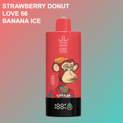 BANG King Triple 85000 Puffs 3 In 1 Disposable Vape Strawberry Donut&Love66&Banana Ice/EUROVAPEPRO