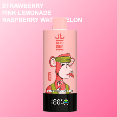 BANG King Triple 85000 Puffs 3 In 1 Disposable Vape Strawberry&Pink Lemonade&Raspberry Watermelon/EUROVAPEPRO