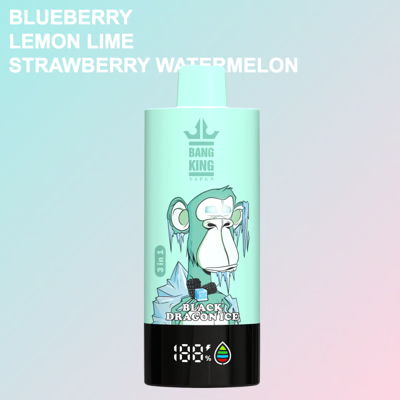 BANG King Triple 85000 Puffs 3 In 1 Disposable Vape Strawberry Vanilla Coke&Peach Ice&Black Dragon Ice/EUROVAPEPRO