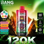 BANG Legend 5 in 1 Flavors 120,000 Puffs Disposable Vape Watermelon Ice&Mixed Berry&Apple Pear&Blueberry Mint&Summer Time/EUROVAPEPRO