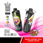 BANG Legend 150k 6 in 1 Disposable Vape Strawberry Ice&sTRAWBERRY Kiwi&Strawberry Lychee/EUROVAPEPRO