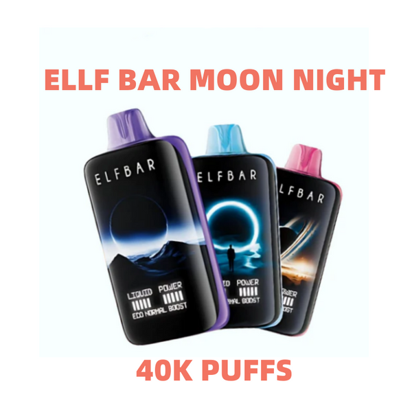 ELF BAR Moon Night - 40000 puffs 2% Nic Smart curved display Vape