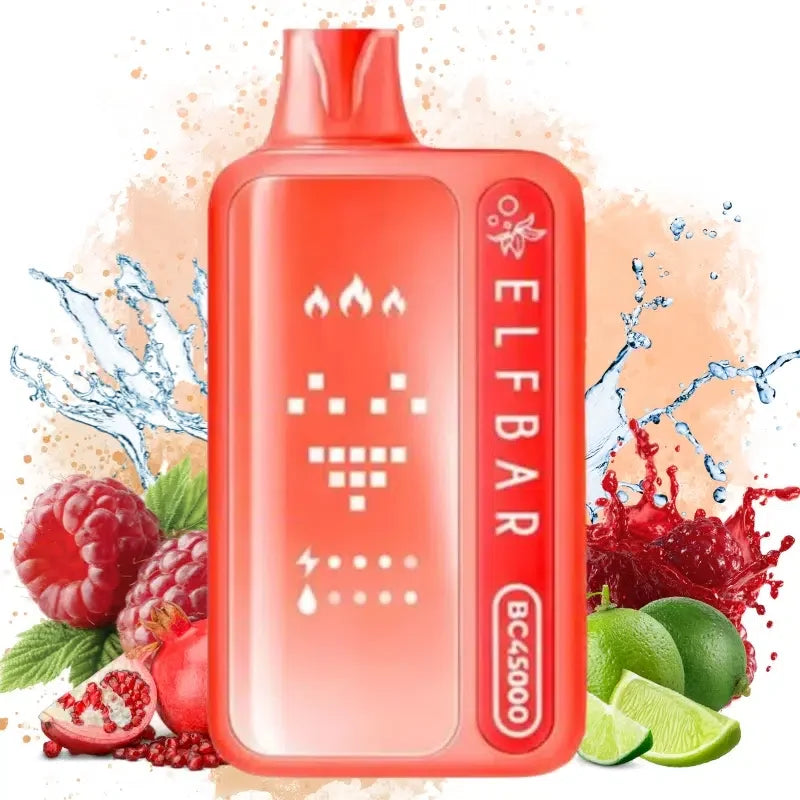 ELF BAR BC45000  45K Puffs Disposable Vape Pomegranate Raspberry Lime-Eurovapepro