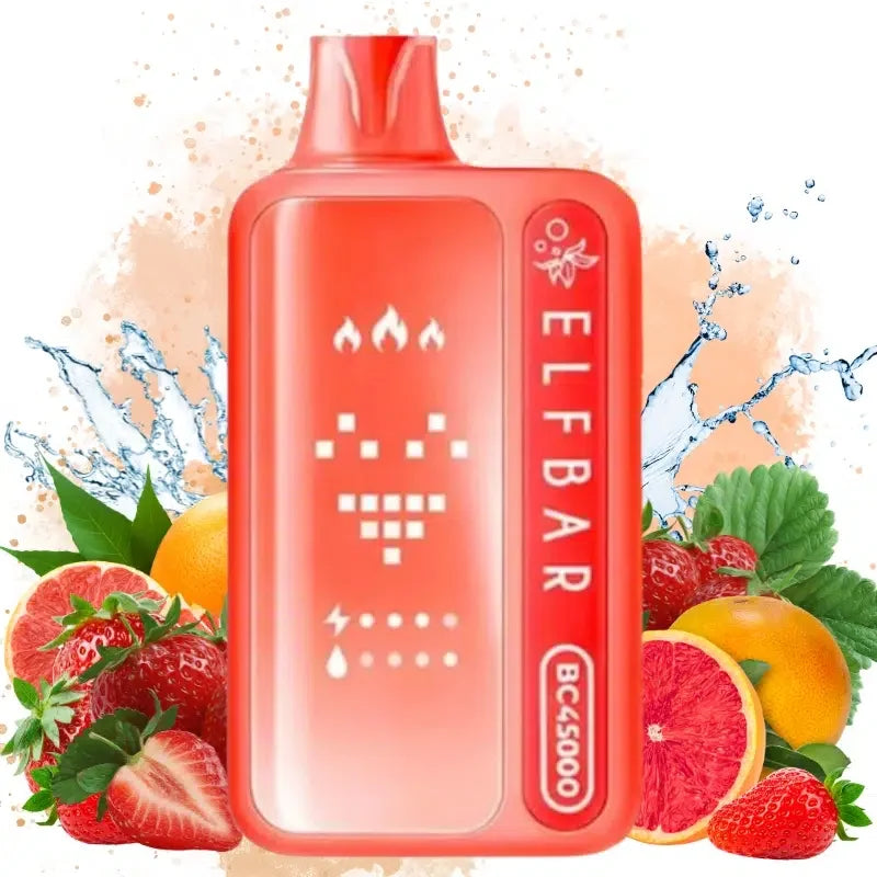 ELF BAR BC45000  45K Puffs Disposable Vape Strawberry Grapefruit-Eurovapepro