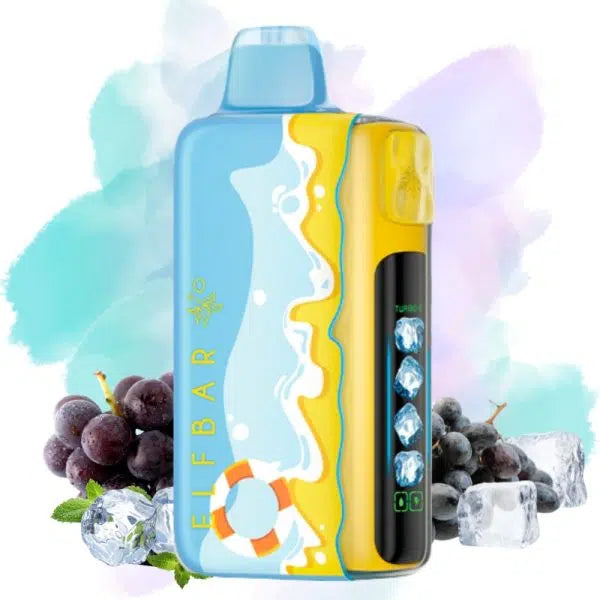 ELF BAR Ice King Summer Edition 40000 Puffs Grape Ice-EUrovapepro