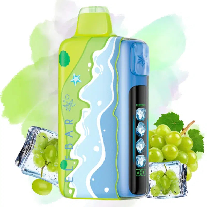 ELF BAR Ice King Summer Edition 40000 Puffs Green Grape Ice-EUrovapepro