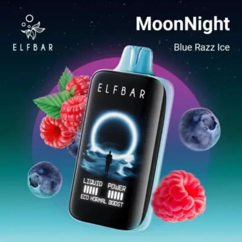 ELF BAR Moon Night 40000 puffs Blue Razz Ice-Eurovapepro