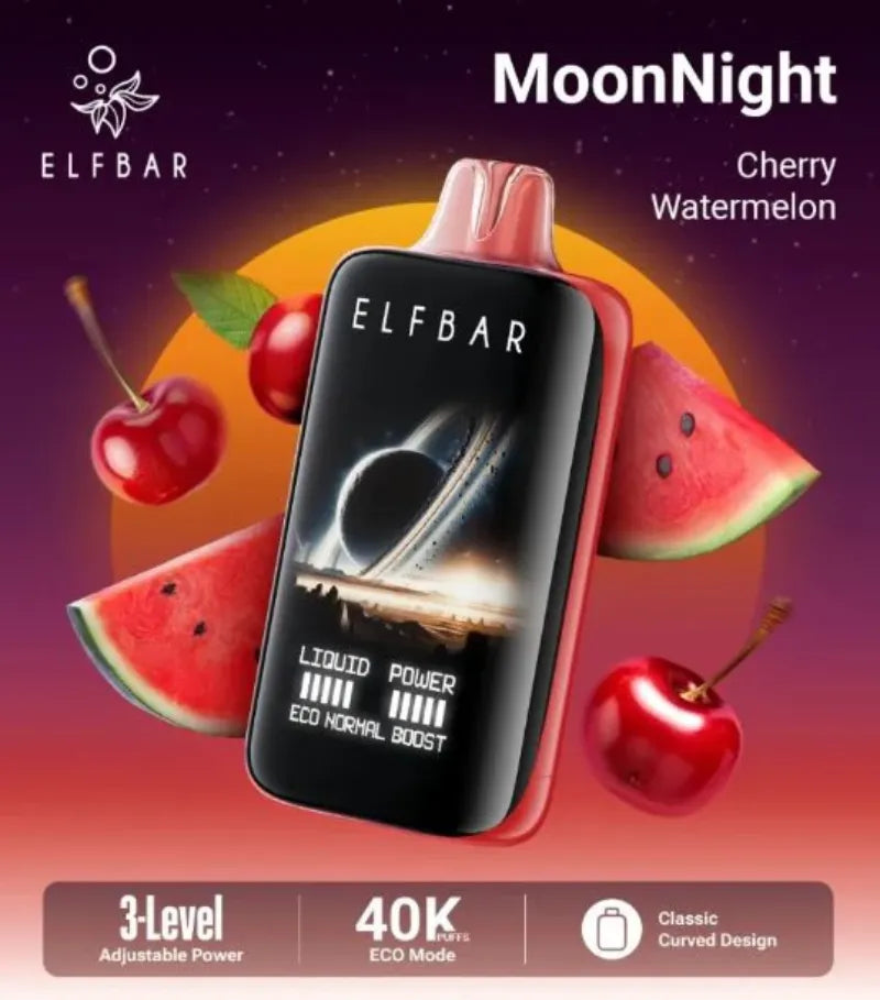 ELF BAR Moon Night 40000 puffs Cherry Watermelon-Eurovapepro