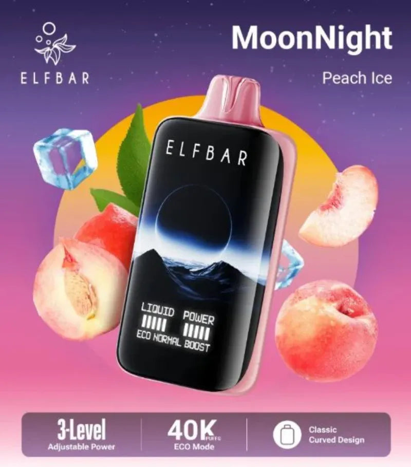 ELF BAR Moon Night 40000 puffs Peach Ice-Eurovapepro