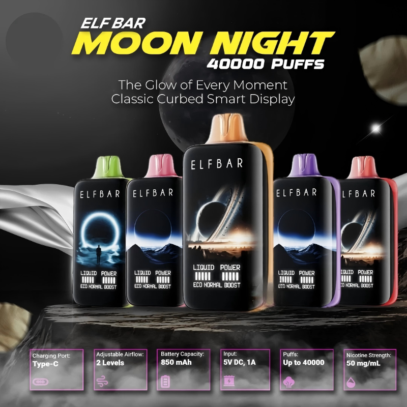 ELF BAR Moon Night 40000 puffs 2% Nic Disposable Vape-EUROVAPEPRO