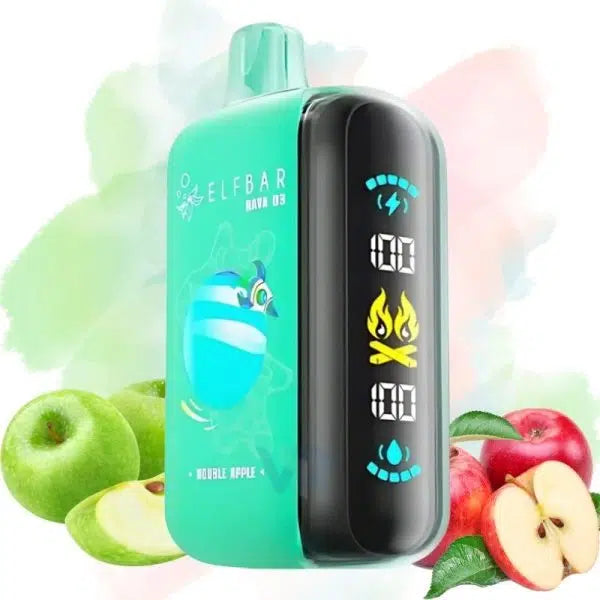 ELF BAR Raya D3 25000 puffs disposable vape Double Apple-eurovapepro