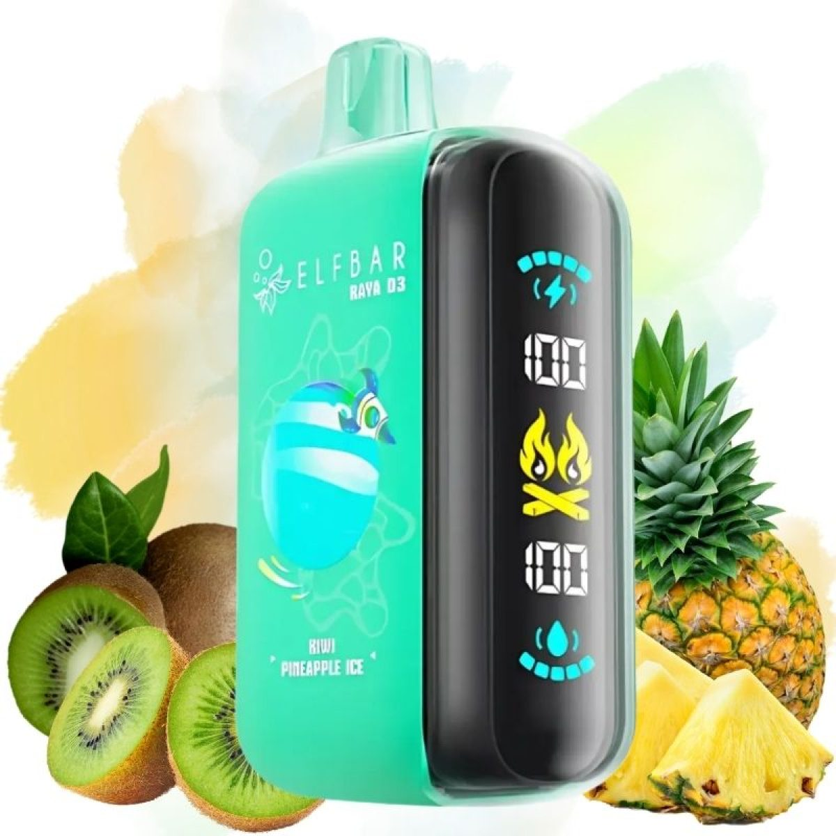 ELF BAR Raya D3 25000 puffs disposable vape Kiwi Pineapple Ice-eurovapepro