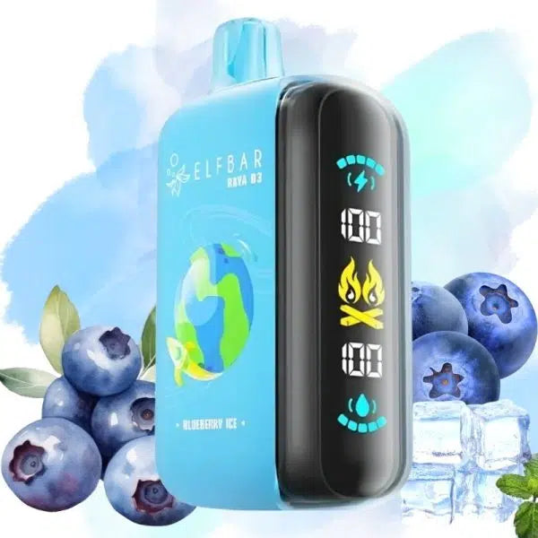 ELF BAR Raya D3 25000 puffs disposable vape Blueberry Ice-eurovapepro