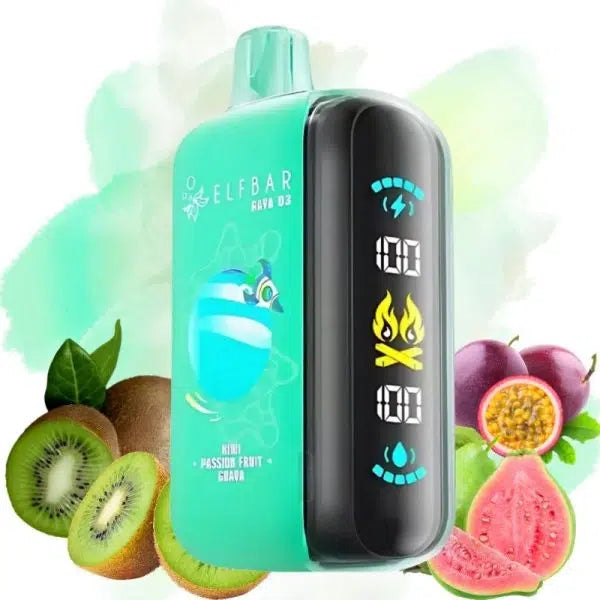 ELF BAR Raya D3 25000 puffs disposable vapeKiwi Passion Fruit Guava-eurovapepro