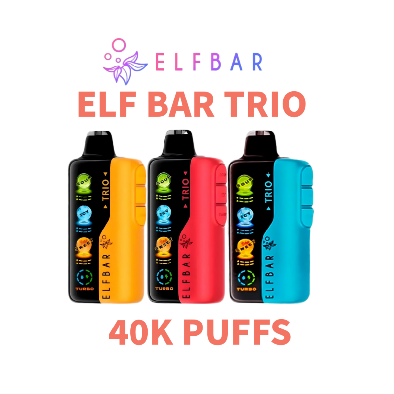 elf bar trio 40k puffs | EuroVapePro | Disposable Vap