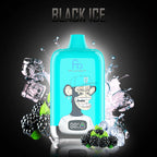 FUMOT Digital Box - 12000 Puffs Disposable Vape Black Ice -EUROVAPEPRO