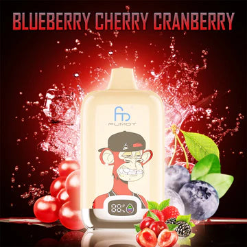 FUMOT Digital Box - 12000 Puffs Disposable Vape Blueberry Cherry Cranberry-EUROVAPEPRO