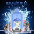 FUMOT Digital Box - 12000 Puffs Disposable Vape Blueberry On Ice -EUROVAPEPRO