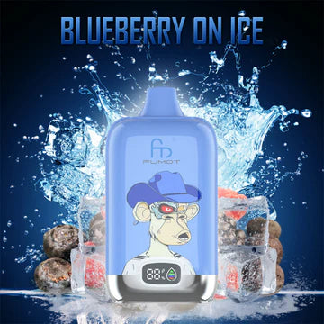 FUMOT Digital Box - 12000 Puffs Disposable Vape Blueberry On Ice -EUROVAPEPRO