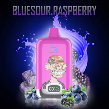 FUMOT Digital Box - 12000 Puffs Disposable Vape Bluesour Raspberry-EUROVAPEPRO