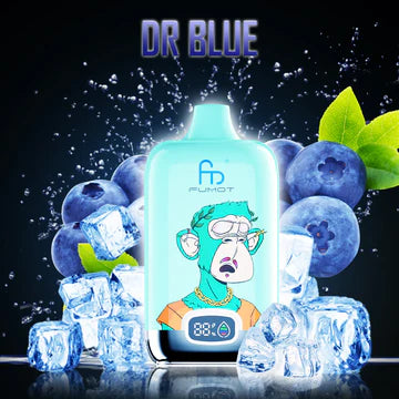 FUMOT Digital Box - 12000 Puffs Disposable Vape DR Blue-EUROVAPEPRO