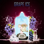 FUMOT Digital Box - 12000 Puffs Disposable Vape Grape Ice -EUROVAPEPRO