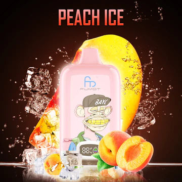 FUMOT Digital Box - 12000 Puffs Disposable Vape Peach Ice-EUROVAPEPRO