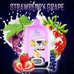 FUMOT Digital Box - 12000 Puffs Disposable Vape Strawberry Grape-EUROVAPEPRO