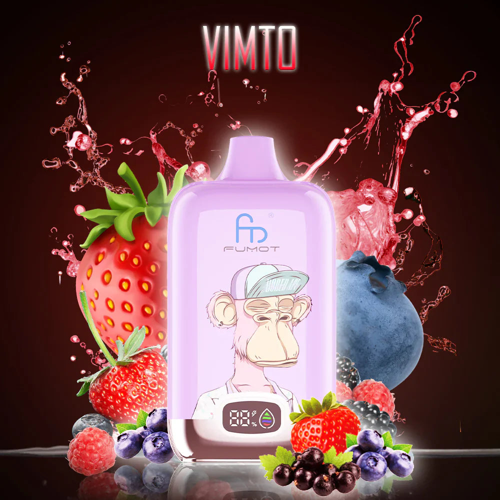 FUMOT Digital Box - 12000 Puffs Disposable Vape Vimto-EUROVAPEPRO
