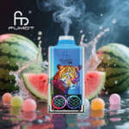 FUMOT  Leopard  40000 Puff Disposable Vape Watermelon Bubble Gum-EUROVAPEPRO