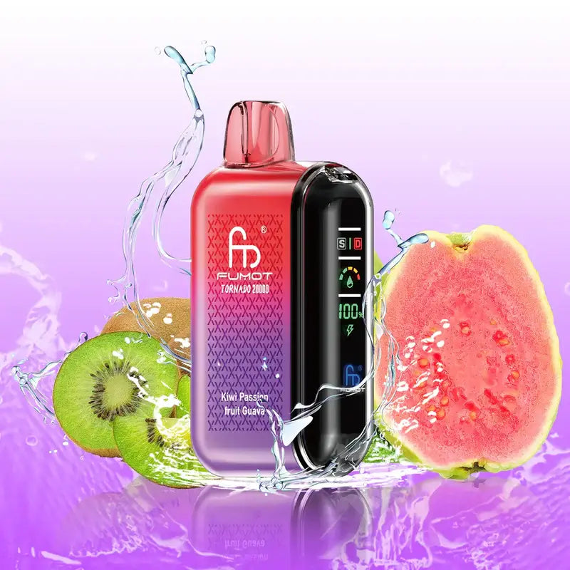FUMOT RandM Tornado 20000 Puffs Disposable Vape-Kiwi Passion Fruit Guava-EUROVAPAEPRO