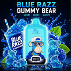 FUMOT RandM Tornado Digital Box - 12000 Puffs Disposable Vape Blue Razz Gummy Bear-EUROVAPEPRO