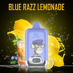 FUMOT RandM Tornado Digital Box - 12000 Puffs Disposable Vape Blue Razz Lemonade-EUROVAPEPRO
