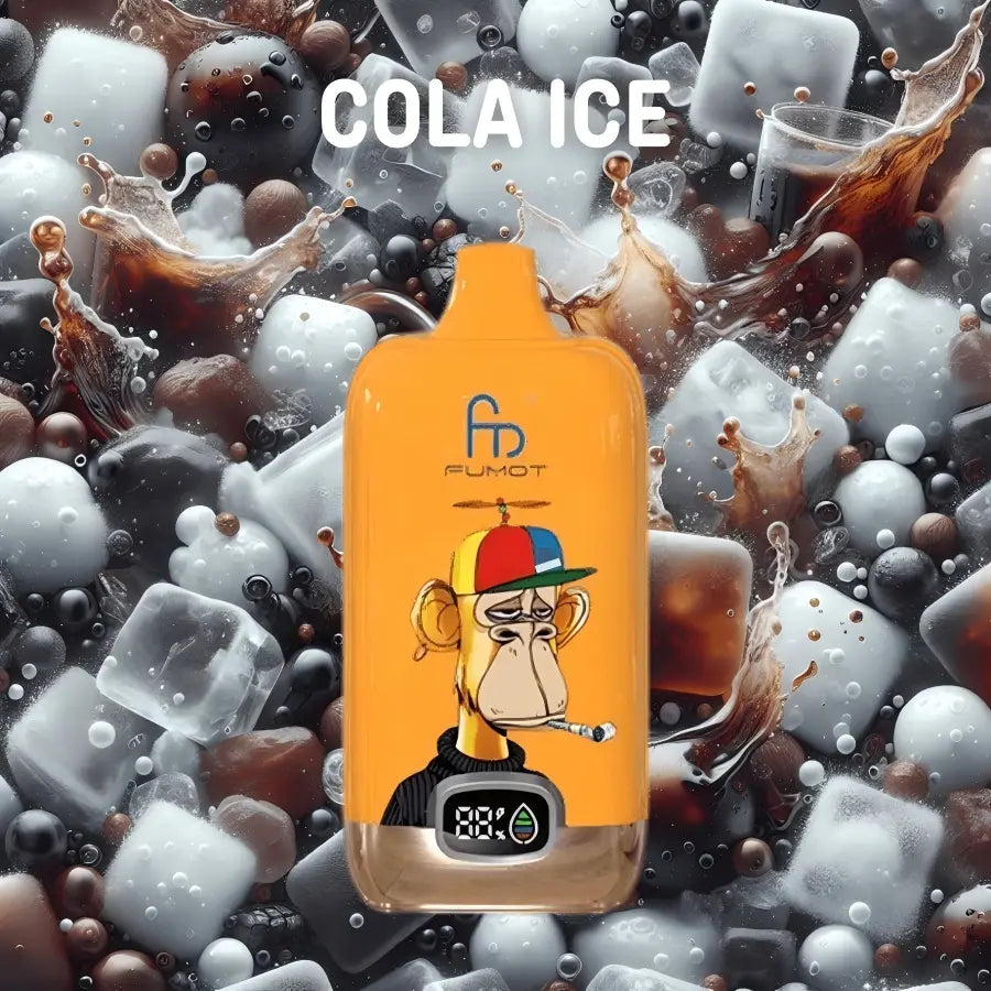 FUMOT RandM Tornado Digital Box - 12000 Puffs Disposable Vape Cola Ice-EUROVAPEPRO