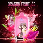 FUMOT RandM Tornado Digital Box - 12000 Puffs Disposable Vape Dragon Fruit Ice-EUROVAPEPRO