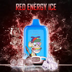 FUMOT RandM Tornado Digital Box - 12000 Puffs Disposable Vape Red Energy Ice-EUROVAPEPRO