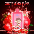 FUMOT RandM Tornado Digital Box - 12000 Puffs Disposable Vape Strawberry Pomp-EUROVAPEPRO